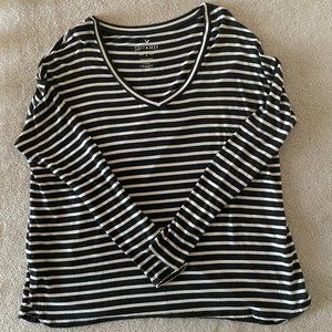 American Eagle Striped Shirt